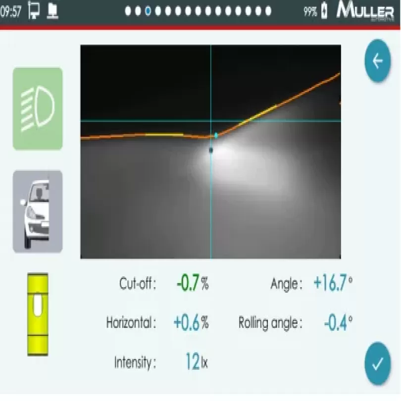 CCD HEADLIGHT ADJUSTER